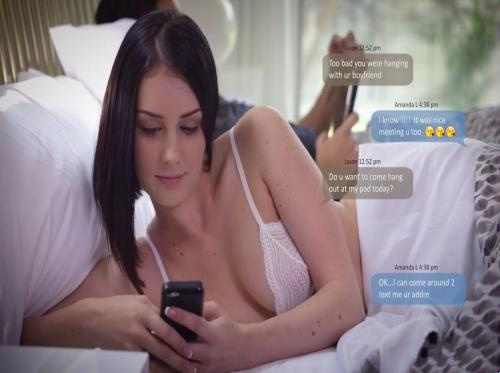 Istri yang penuh nafsu lolos dari suaminya untuk bercinta dengan pria kulit hitam