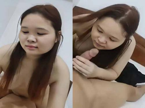Gadis gemuk itu melayani dengan sepenuh hati hingga tetes air mani terakhir